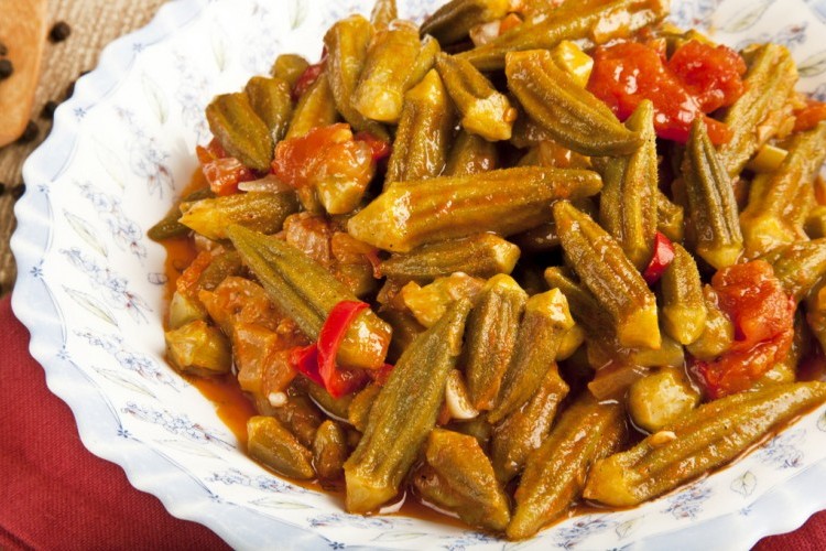 بامية باللحم