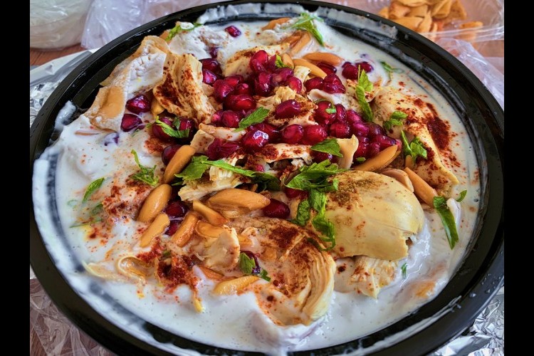فتة دجاج للرجيم