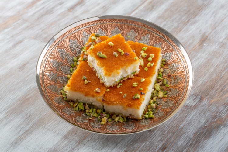 بسبوسة بالقشطة للرجيم