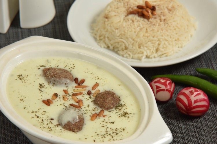 كبة لبنية بالبرغل