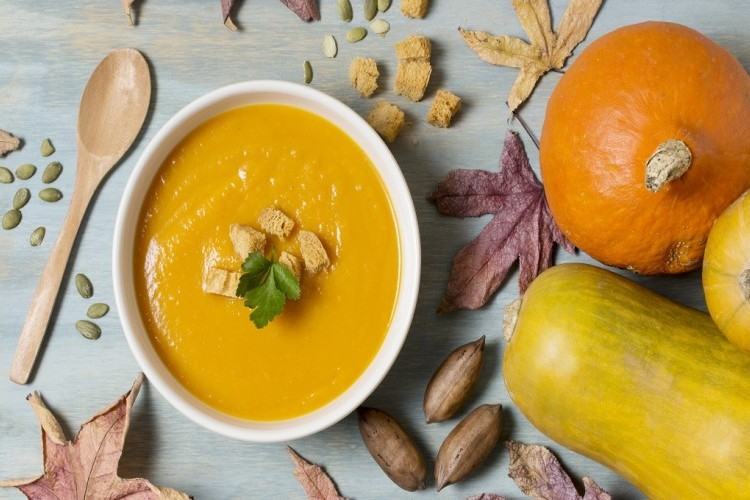 شوربة اليقطين الإيطالية