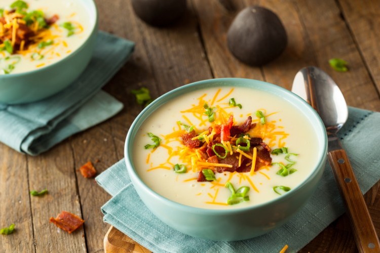 شوربة الخضار بالجبن السهلة