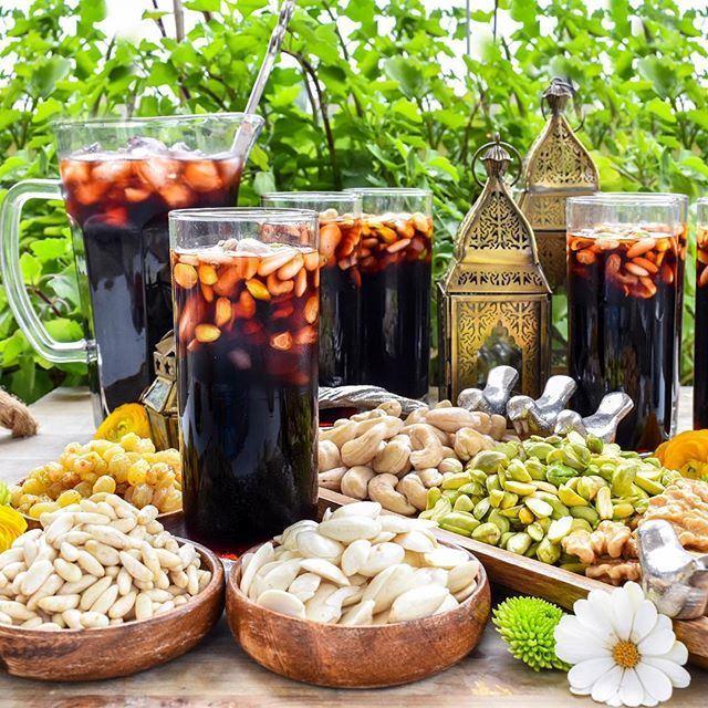 شراب الجلاب بالمكسرات